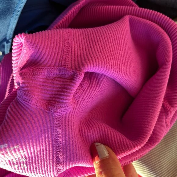 Nwt free people neon magenta happiness runs biker ribbed shorts - Picture 5 of 5